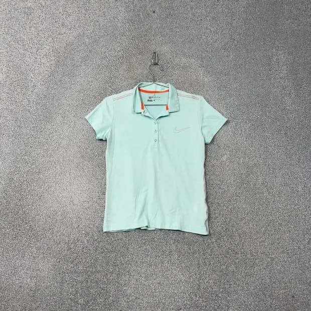 나이키 드라이핏 민트 여성 골프 기능성 반팔 카라티 XL