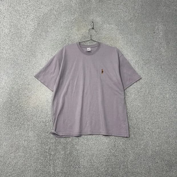 파르티멘토 캐주얼 로고 남성 오버핏 반팔 티 M