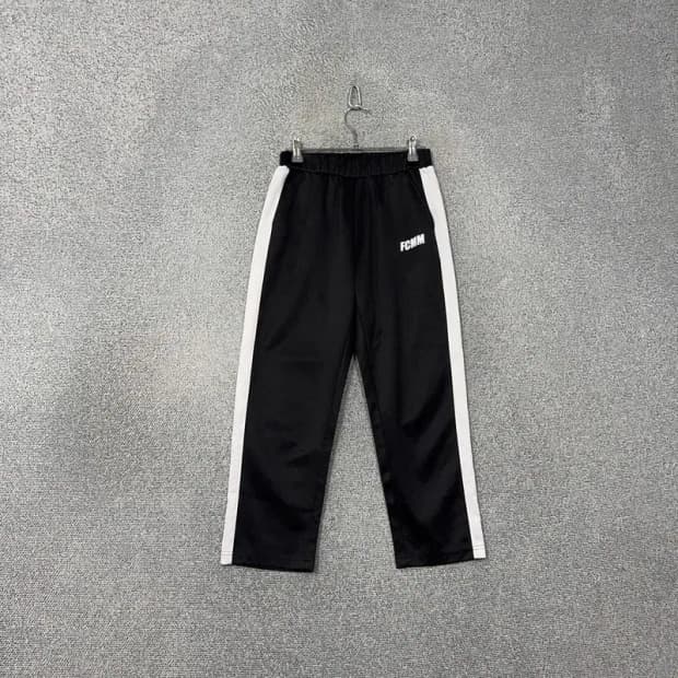 FCMM 로고 블랙 트레이닝 팬츠 M