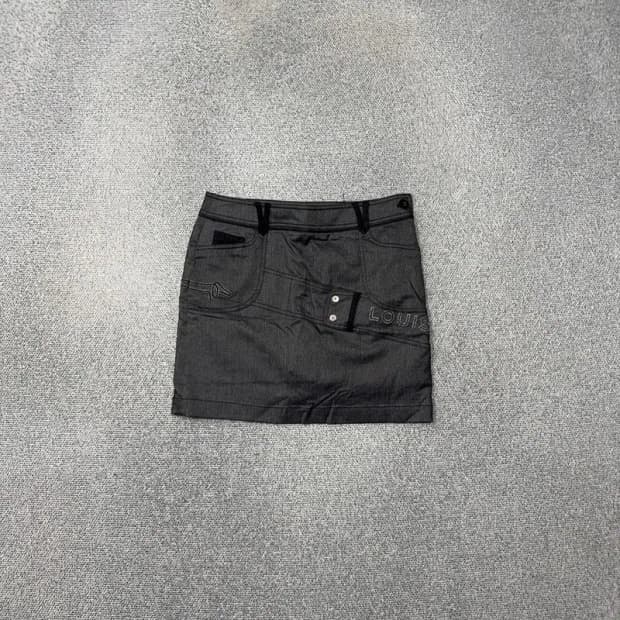 루이까스텔 여성 그레이 기능성 골프 스커트 70