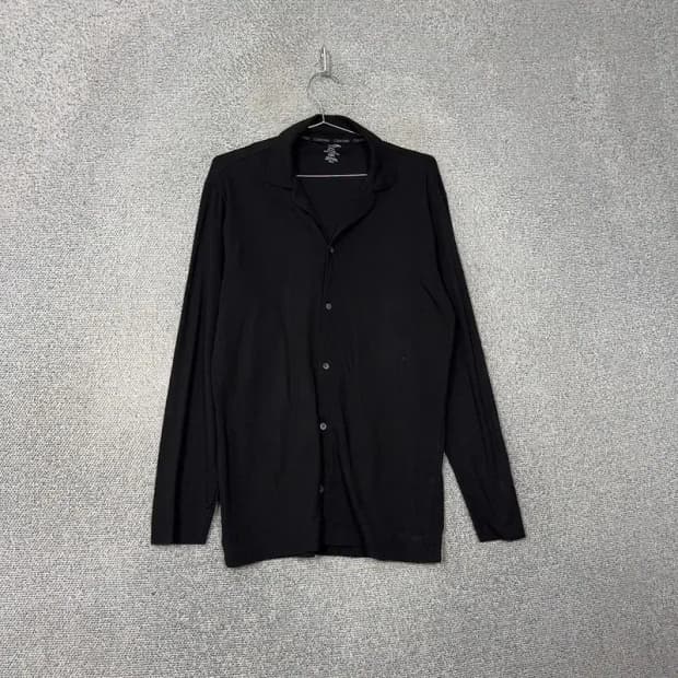 캘빈클라인 블랙 남성 캐주얼 코튼 셔츠 L