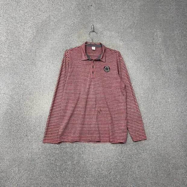 JDX 골프 로고 스트라이프 기능성 카라티 105