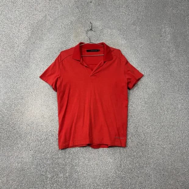 캘빈클라인 레드 남성 반팔 카라티 L