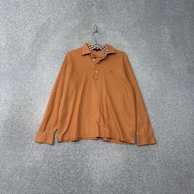 닥스 로고 남성 캐주얼 긴팔 카라티 105