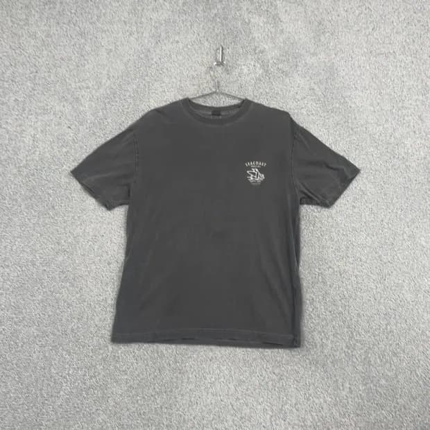 트래블 피그먼트 그레이 빈티지 반팔티 S