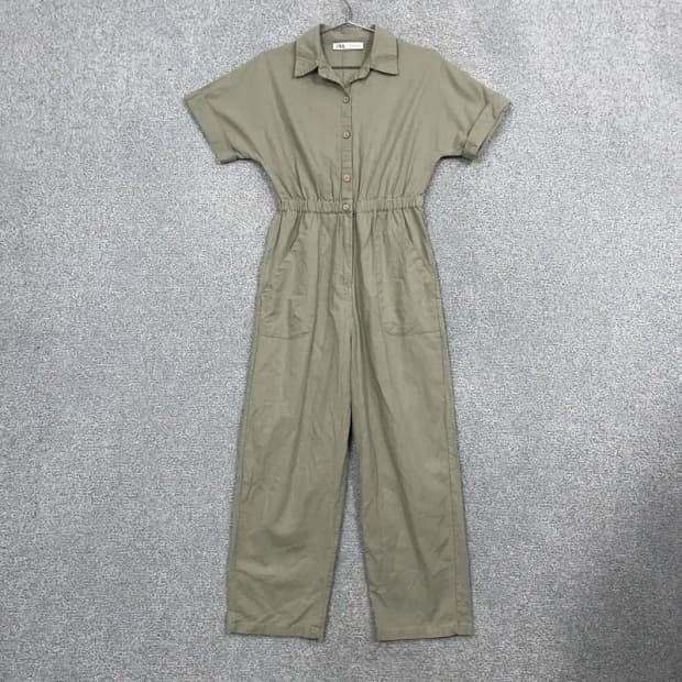 자라 연카키 캐주얼 밴딩 점프수트 M