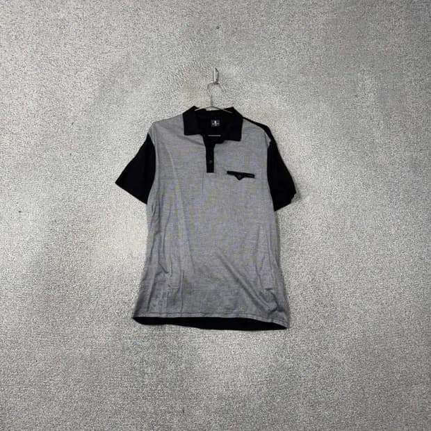 와이드앵글 로고 골프 남성 기능성 반팔 카라티 100