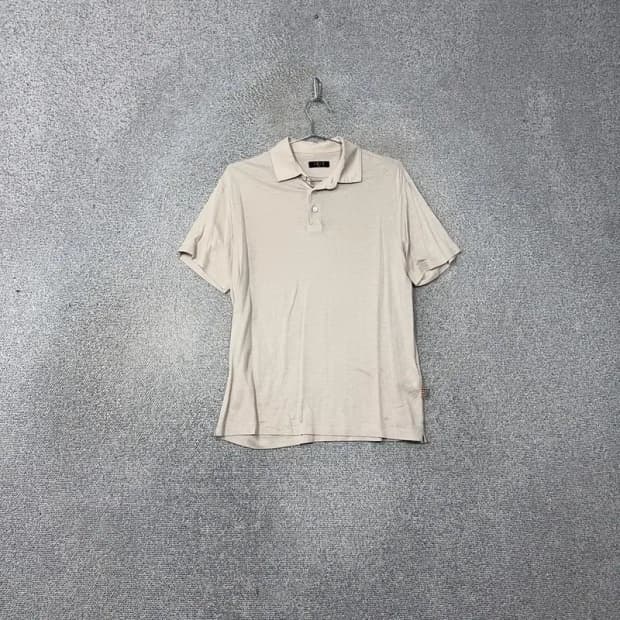 닥스 크림 베이지 남성 캐주얼 반팔 카라티 95