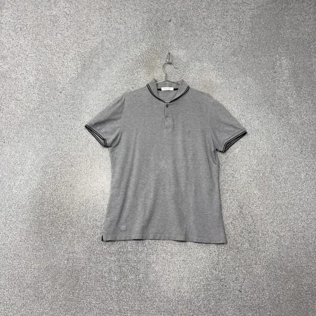 빈폴 라이트 그레이 캐주얼 남성 반팔 카라티 105