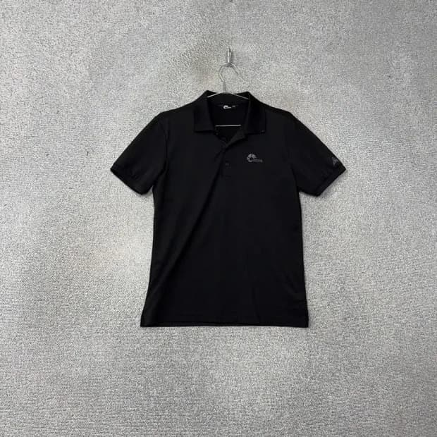 네파 블랙 로고 등산 기능성 반팔 카라티 95