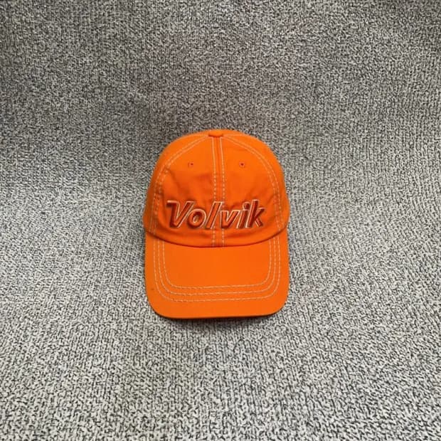 볼빅 오렌지 골프 볼캡