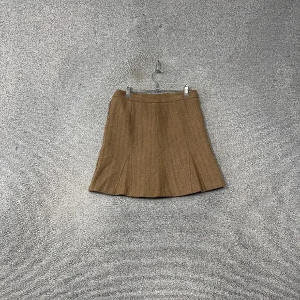 SJSJ 여성 한섬 체크 브라운 미니스커트 64-94