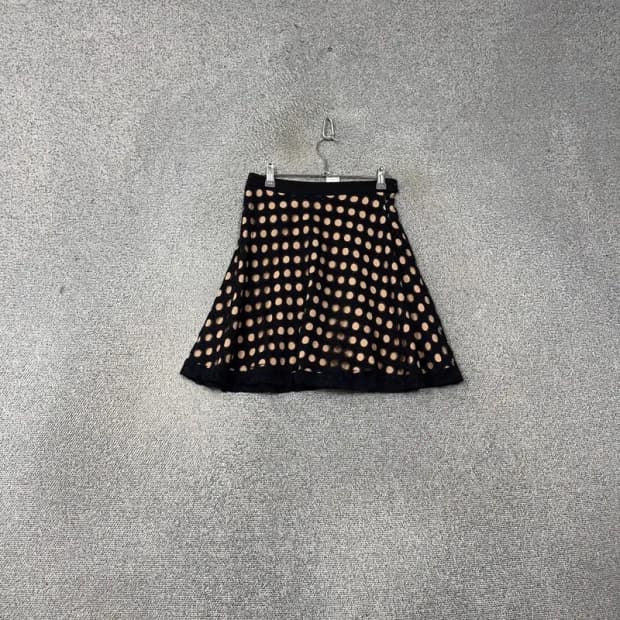 시슬리 도트 블랙 레이어드 미니스커트 42