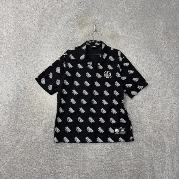 NBA 멀티 패턴 로고 코튼 반팔 카라티 XL