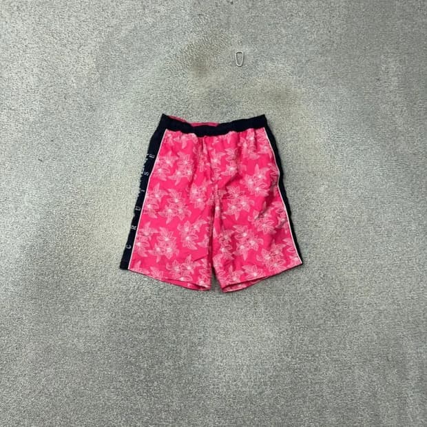 휠라 플라워 기능성 스윔팬츠 반바지 90