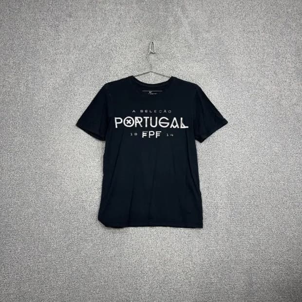 나이키 포르투갈 프린팅 네이비 반팔 티 S