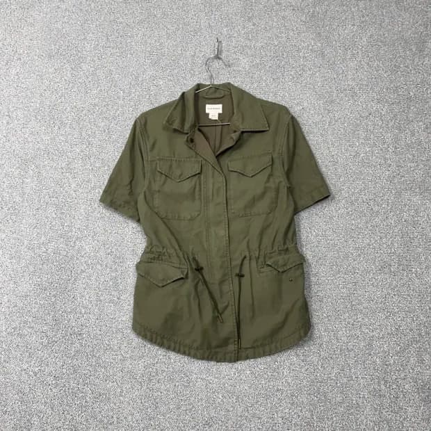 클럽모나코 카키 쿼드포켓 빈티지 셔츠 반팔 XS/TP