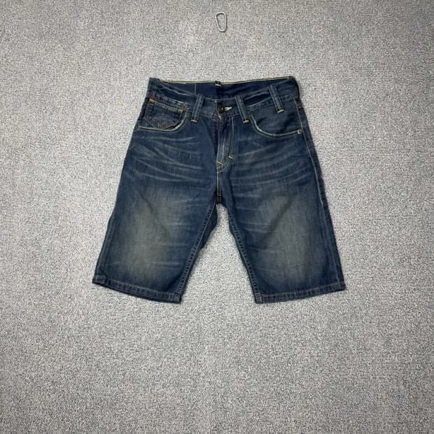 리바이스 523 남성 캐주얼 워싱 데님 반바지 30