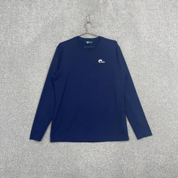 네파 네이비 로고 등산 기능성 긴팔 티 105