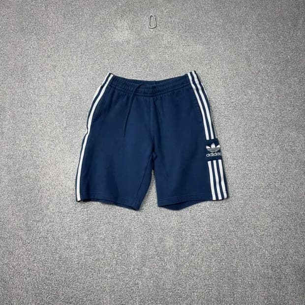 아디다스 네이비 불꽃 삼선 반바지 M
