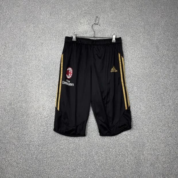 아디다스 블랙 인터밀란 반바지 100