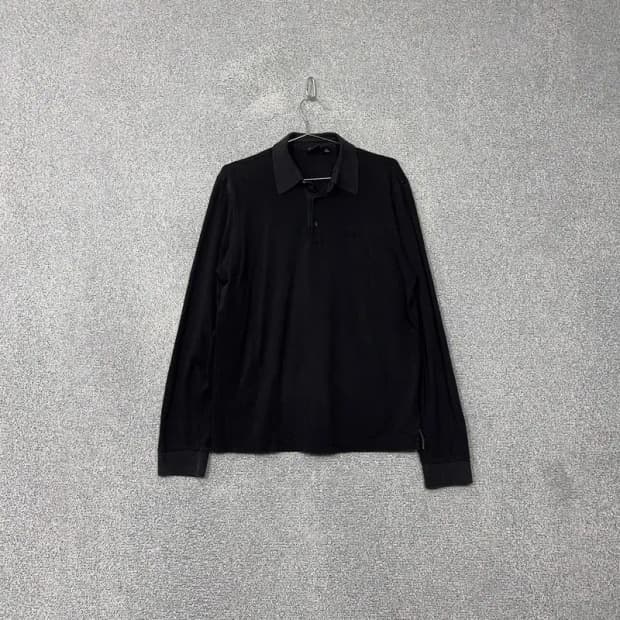 휴고보스 블랙 캐주얼 긴팔 카라티 M