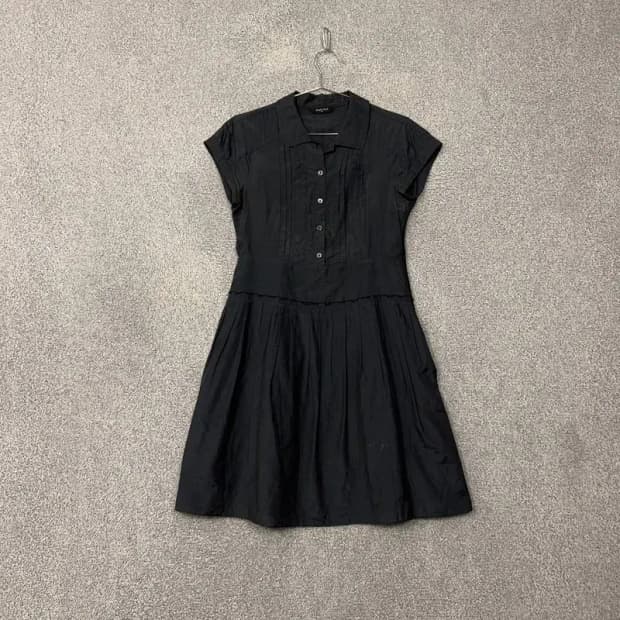 빈폴 블랙 클래식 반팔 원피스 95