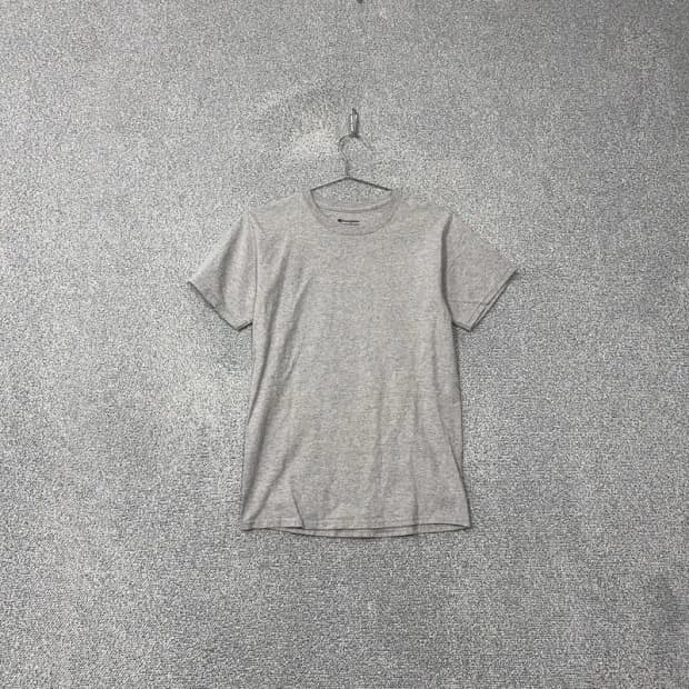 챔피온 라이트 그레이 반팔 티 S