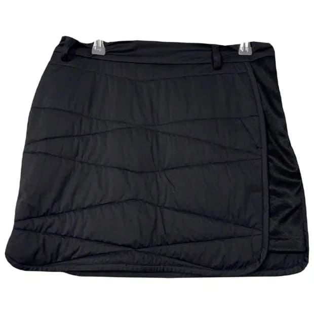 아디다스 블랙 골프 패딩 스커트 M