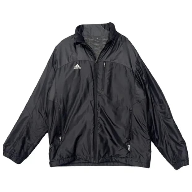 아디다스 블랙 로고 바람막이 95