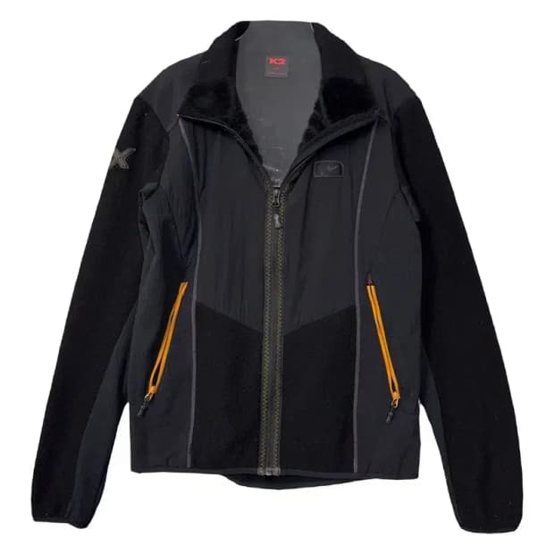 K2 블랙 로고 후리스 집업 95