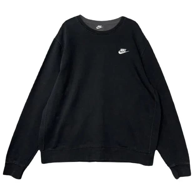 나이키 블랙 오버핏 맨투맨 XL