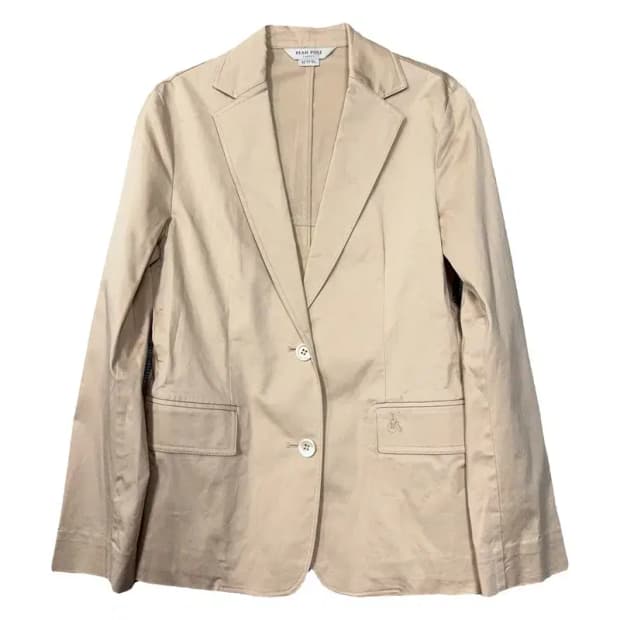 빈폴 베이지 투버튼 여성 클래식 블레이저 82-92-160