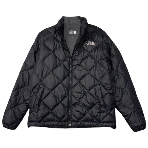 노스페이스 600 블랙 큐브 퀄팅 경량 패딩 85