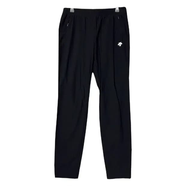 데상트 블랙 운동바지 M