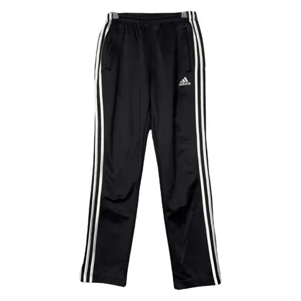 아디다스 블랙 로고 삼선 트레이닝 팬츠 95