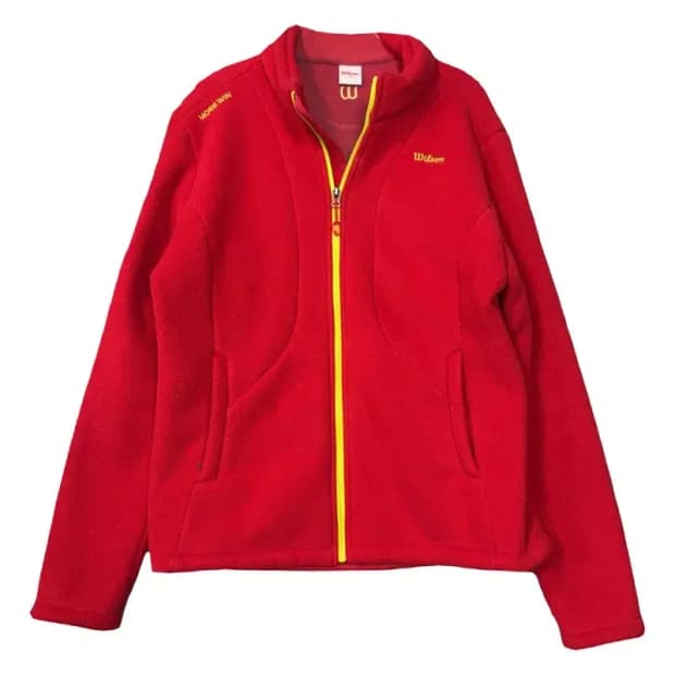 윌슨 레드 플리스 후리스 100