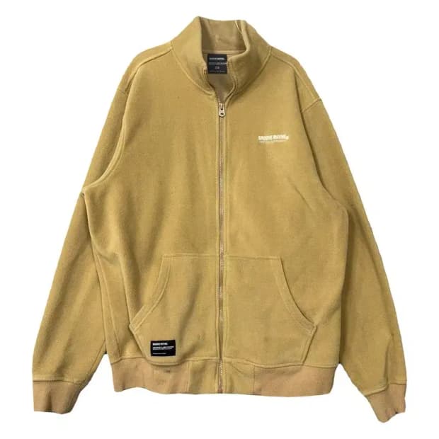 그루브라임 카멜 빈티지 코튼 집업 L