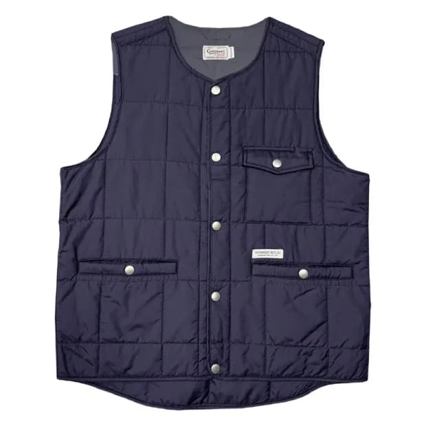 커버낫 네이비 포켓 퀄팅 조끼 MEDIUM