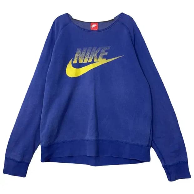 나이키 프린팅 블루 맨투맨 XL