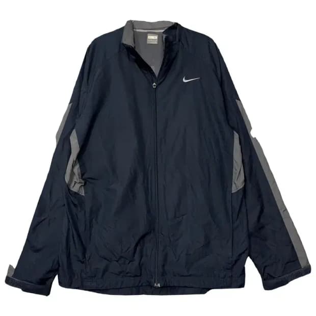 나이키 네이비 로고 바람막이 XL