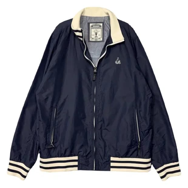 빈폴 네이비 로고 남성 나일론 자켓 110