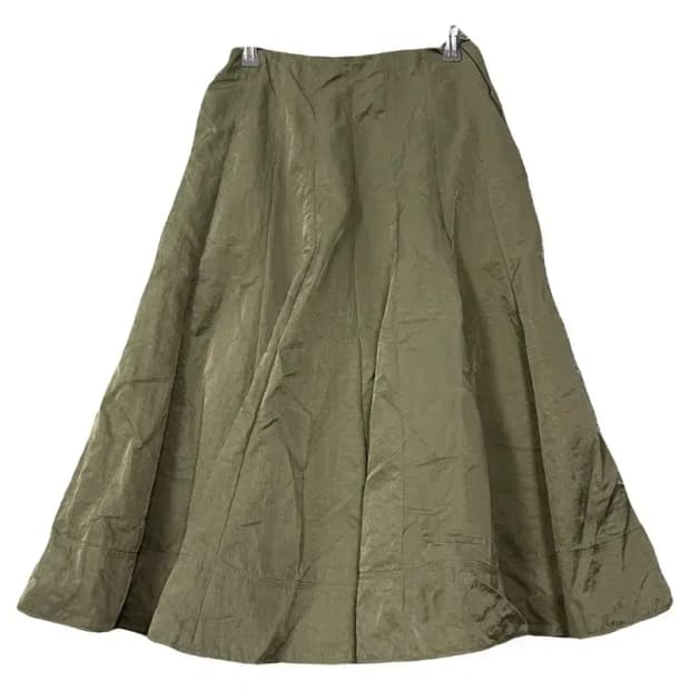 칼 라거펠트 카키 롱 스커트 66