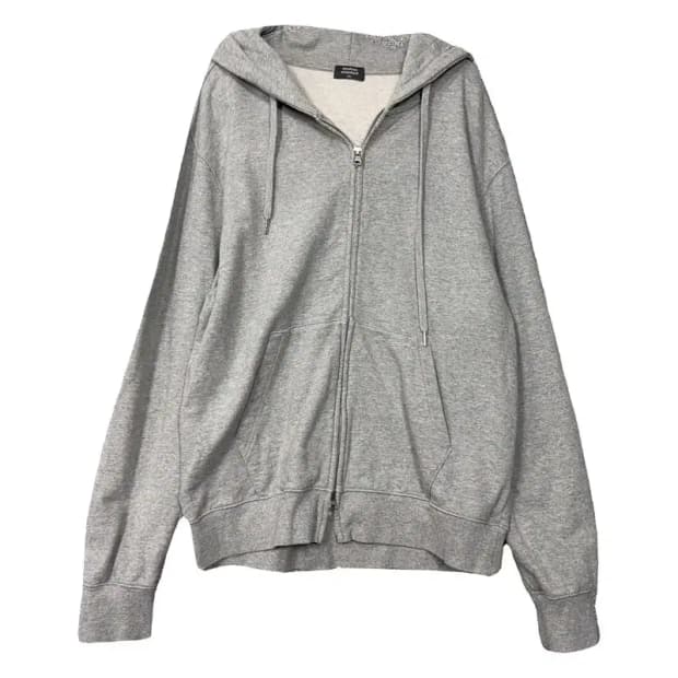 무신사스탠다드 라이트 그레이 오버핏 후드 집업 2XL