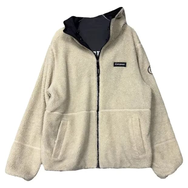 커버낫 양면 베이지 블랙 후리스 점퍼 95(M)