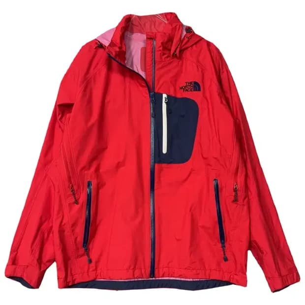 노스페이스 레드 로고 바람막이 (S)