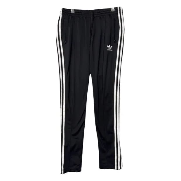 아디다스 블랙 불꽃 삼선 트랙팬츠 100