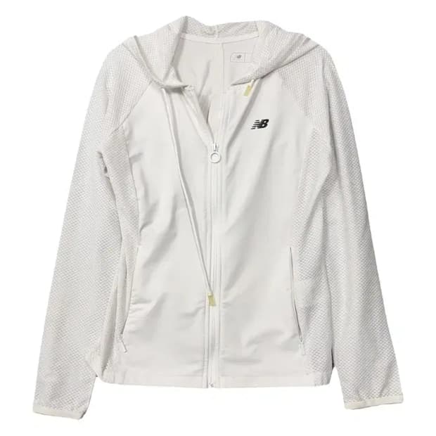 뉴발란스 화이트 로고 기능성 후드집업 M