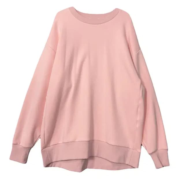 안다르 라이트 핑크 오버 사이즈 맨투맨 4