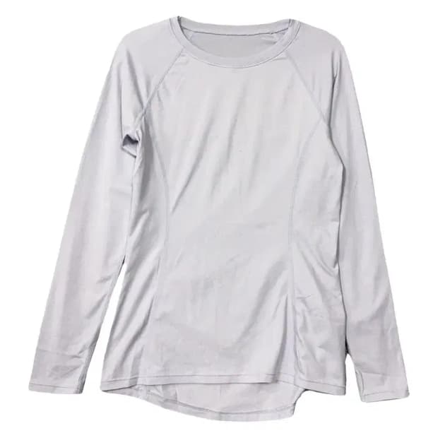 안다르 라이트 퍼플 여성 운동 기능성 긴팔티 4